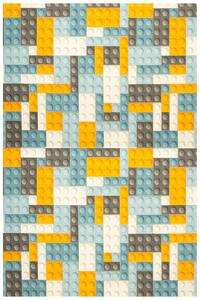 Associated Weavers Dětský kusový koberec Kostky Lego vícebarevný Rozměr: 100x150 cm