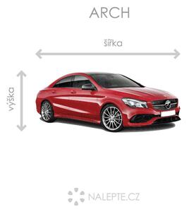 Mercedes Benz CLA textilní přelepitelná samolepka na zeď 48 x 20 cm