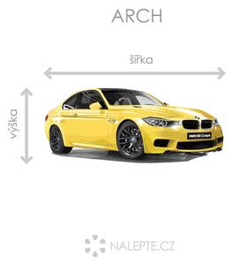 BMW M3 coupe textilní přelepitelná samolepka na zeď 100 x 42 cm