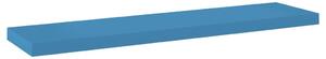 Plovoucí nástěnná police modrá 90 x 23,5 x 3,8 cm MDF
