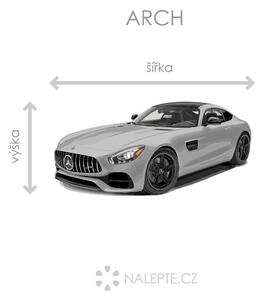 Mercedes Benz AMG GT textilní přelepitelná samolepka na zeď 75 x 36 cm