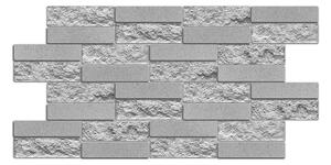 Facing Brick Gray - 3D PVC obklad (980 x 490 mm - 0,48 m²)