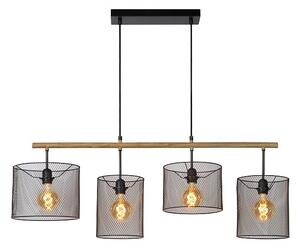 Lucide 45459/04/30 BASKETT závěsné svítidlo 4xE27