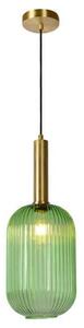 Lucide 45386/20/33 MALOTO závěsné svítidlo Ø 20cm E27 / 40W zelená / zlatá