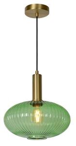 Lucide 45386/30/33 MALOTO závěsné svítidlo Ø 30cm E27 / 40W zelená / zlatá
