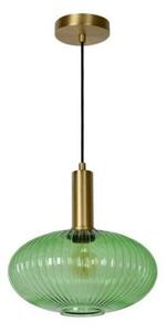 Lucide 45386/30/33 MALOTO závěsné svítidlo Ø 30cm E27 / 40W zelená / zlatá