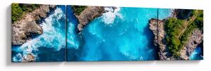 Obraz - Zátoka na Bali (170x50 cm)