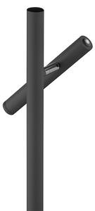 HELL LED stolní lampa na baterie Streak-B, výška 50 cm, černá, kovová, stmívatelný, Černá, Obývací pokoj / jídelna, kov, Moderní