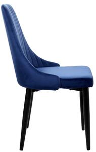 ViaDomo Via Domo - Židle Marittimo - modrá - 32x89x45 cm
