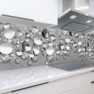 Grace Kuchyňská zástěna ABS plast Stříbrné kapky 3000x600mm 1,5mm