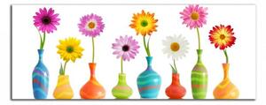 Obraz do obýváku Květy ve vázách