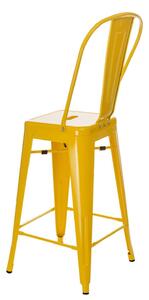 Barová židle Niort Back žlutá