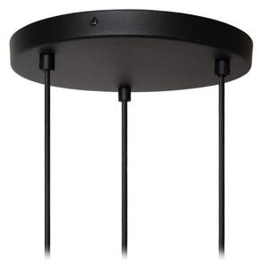 LUCIDE 45409/13/38 MAYA závěsné svítidlo D460mm 3xE27 černá, krémová