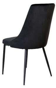 ViaDomo Via Domo - Židle Acacia - černá - 43x92x45 cm