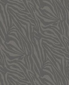 Vliesový tapetový panel Zebra Black 300602, 140 x 280 cm, Skin, Eijffinger