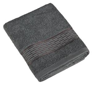 BELLATEX Froté ručník a osuška kolekce Proužek tmavá šedá Osuška - 70x140 cm