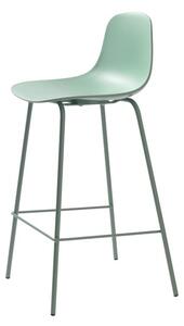 Barová židle Unique Furniture WHITBY zelená plast 42021090