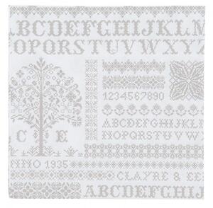 Papírové ubrousky Cross stitched pattern 33*33 cm (20 kusů)