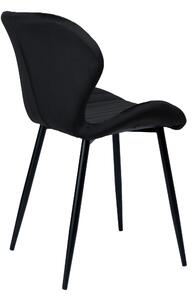 ViaDomo Via Domo - Židle Salice - černá - 48x80x47 cm