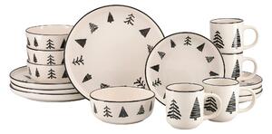 KOMBINOVANÁ SOUPRAVA Nordic Christmas Black 16dílné Creatable - Sady nádobí kombinované, Online Only
