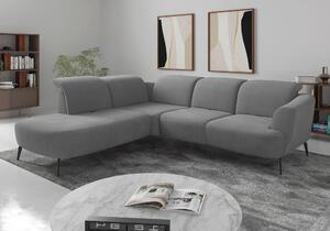 ROHOVÁ SEDAČKA, textil, šedá Sit & More - Sedací soupravy, Online Only