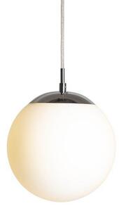 LUNA 20 závěsná opálové sklo/chrom 230V LED E27 15W - RED - DESIGN RENDL