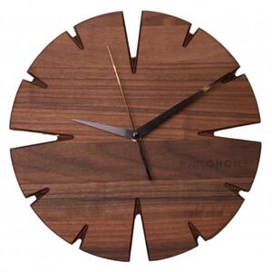 Kamohome Dřevěné nástěnné hodiny APUS Průměr hodin: 40 cm, Materiál: Jasan