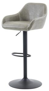 Barová židle Autronic šedá Ekokůže AUB-716 GREY3