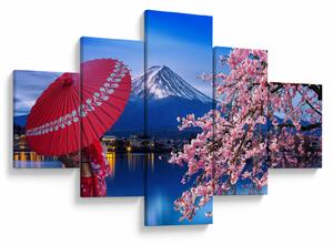 Obraz - Výhled na vrchol, Japonsko (125x70 cm)