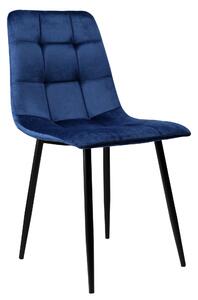 ViaDomo Via Domo - Židle Sorbo - modrá - 44x86x55 cm