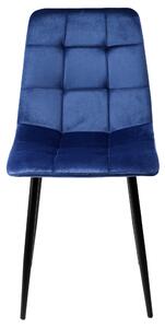 ViaDomo Via Domo - Židle Sorbo - modrá - 44x86x55 cm