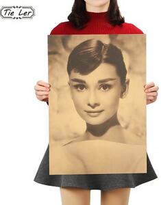 Plakát Audrey Hepburn 51,5x36cm Vintage č.10