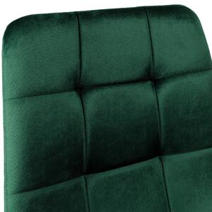 ViaDomo Via Domo - Židle Sorbo - zelená - 44x86x55 cm