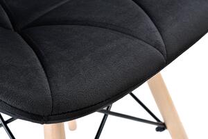 ViaDomo Via Domo - Židle Americano - černá - 45x72x38 cm