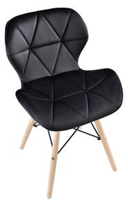 ViaDomo Via Domo - Židle Americano - černá - 45x72x38 cm
