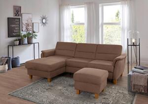 ROHOVÁ SEDAČKA, textil, hnědá Sit & More - Sedací soupravy, Online Only