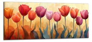 Obraz na plátně Pole tulipánů , jednodílný 4197AZ