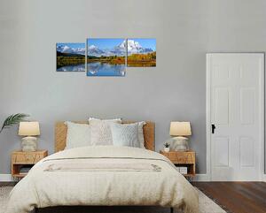 Obraz na stěnu Hory a jezero