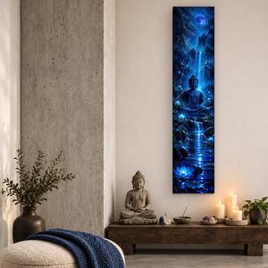 DUBLEZ | Relaxační obraz - Modrý Budha | UV tisk, Premium
