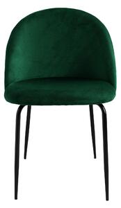 ViaDomo Via Domo - Židle Fiore - zelená - 50x78x54 cm