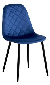 ViaDomo Via Domo - Židle Leccio - modrá - 43x83x52 cm