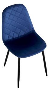 ViaDomo Via Domo - Židle Leccio - modrá - 43x83x52 cm