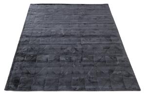 Nirmal Moderní kusový koberec Pyramid 3D černý Rozměr: 90x150 cm