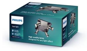 Philips 55034/17/PN Carrea bodové svítidlo 4xGU10 matný chrom
