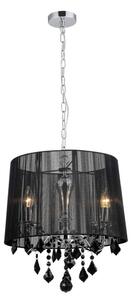 MDM-2572/3 BK ITALUX Cornelia glamour křišťálové závěsné svítidlo 3X40W E14 IP20