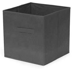Tmavě šedý úložný box Compactor, 27 x 28 cm
