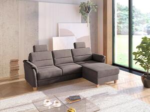 ROHOVÁ SEDAČKA, textil, tmavě hnědá Sit & More - Sedací soupravy, Online Only