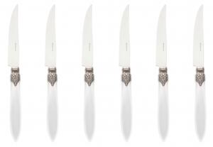 Steakové nože, 6 dílná sada Murano