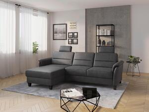 ROHOVÁ SEDAČKA, textil, antracitová Sit & More - Sedací soupravy, Online Only