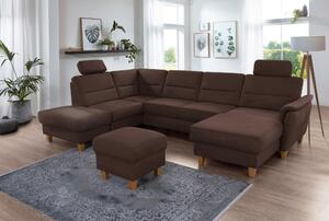 SEDACÍ SOUPRAVA, textil, tmavě hnědá Sit & More - Sedací soupravy, Online Only